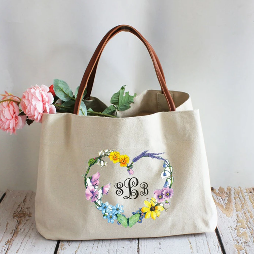 burlap beach tote