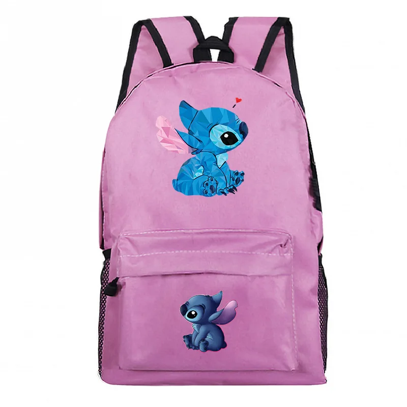 Sac Dos plecak Mochila Stitch школьный Аниме маленький рюкзак мужские школьные сумки для девочек-подростков мультфильм унисекс индивидуальный логотип - Цвет: 17