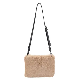 

Autumn And Winter Imitation Fur Bag Female Ins New Cute Plush Bag Fashion Girl Messenger Bag Korean Envelope Fur Bag