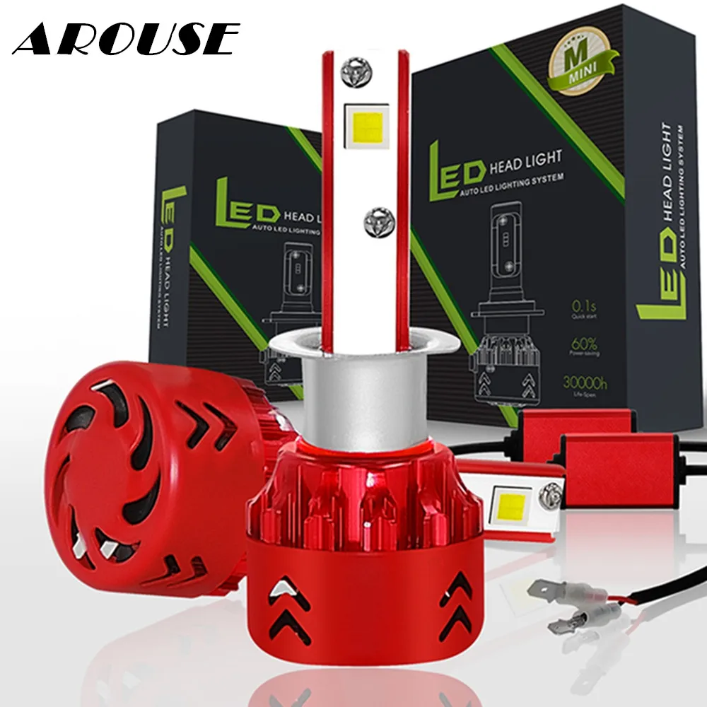 AROUSE H1 H7 H11 HB3 9005 9006 светодиодсветодиодный лампы для передсветильник Фар H4