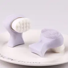 2 в 1 двусторонняя щетка для лица мягкая щетина для очищения и отшелушивания лица щетка для чистки глубоких пор очищает Очищение#11