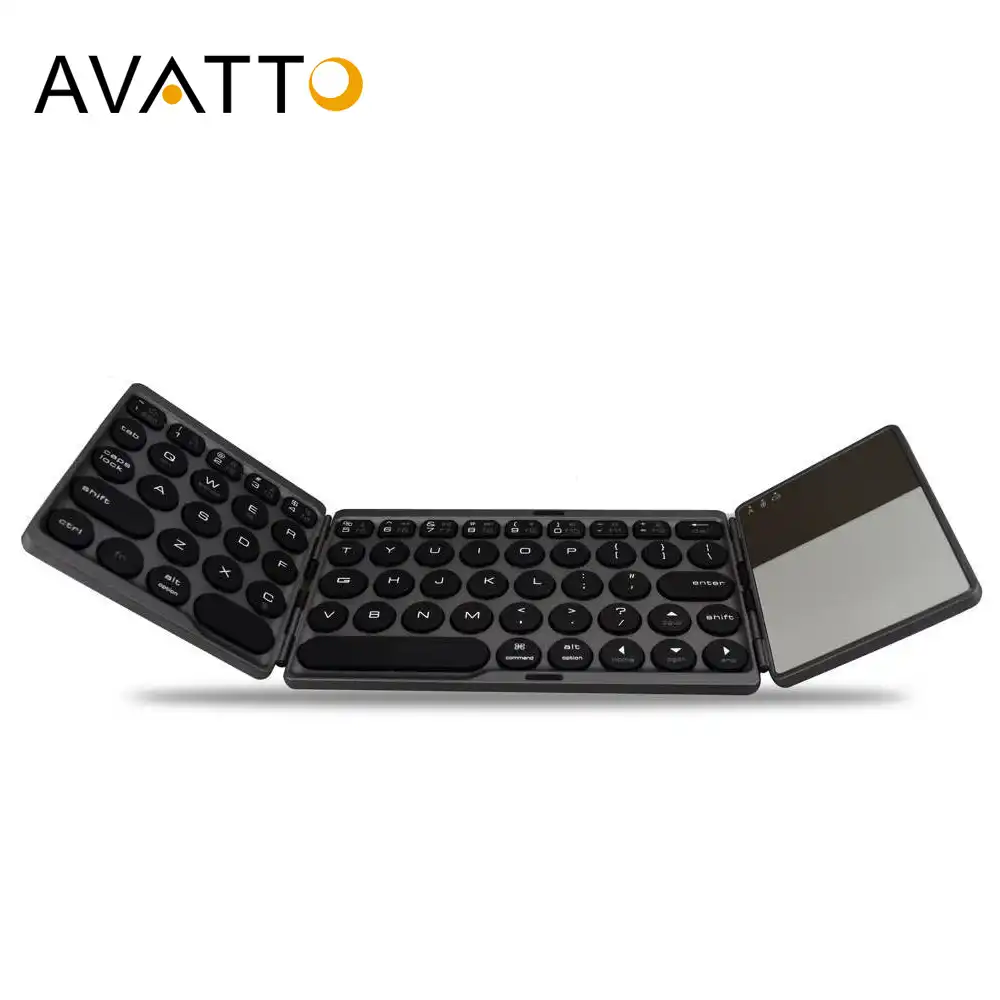 Mini bluetooth keyboard with built-in touchpad