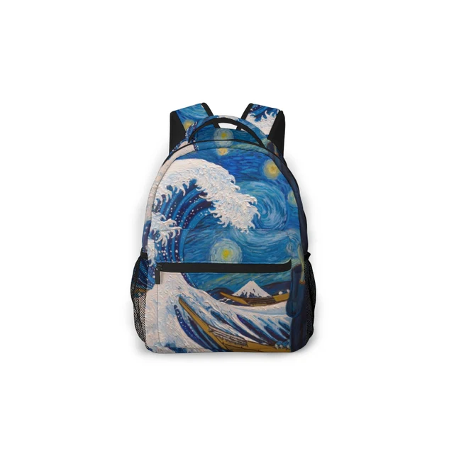 Marca Van Gogh zaino da viaggio cielo stellato Daypack studenti borsa per  Laptop donna borse da scuola per bambini Teen Boy Girls Mochila  Escolar|Backpacks| - AliExpress