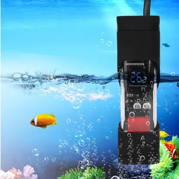 

Aquarium LCD Digital Fish Tank Thermometer High Accuracy Aquarium Water Temperature Meter with 1.5m Cable CN 220V