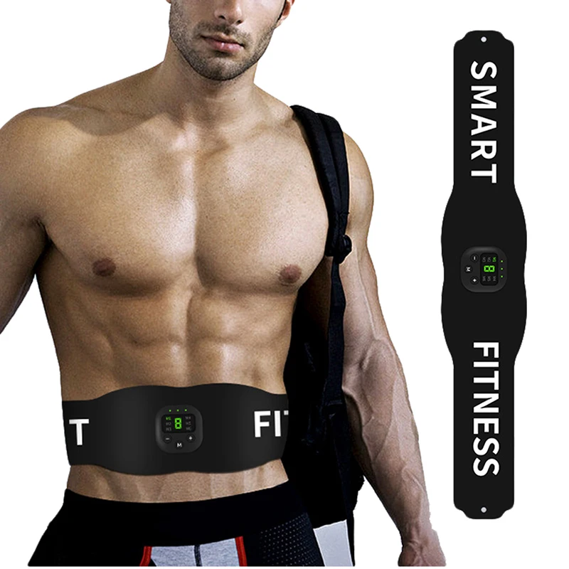 

EMS Abdominal Massage Sticker Muscle Trainer Smart Fitness Body Slimming Fat Burner Bodybuilding Electric Weight Loss Belt