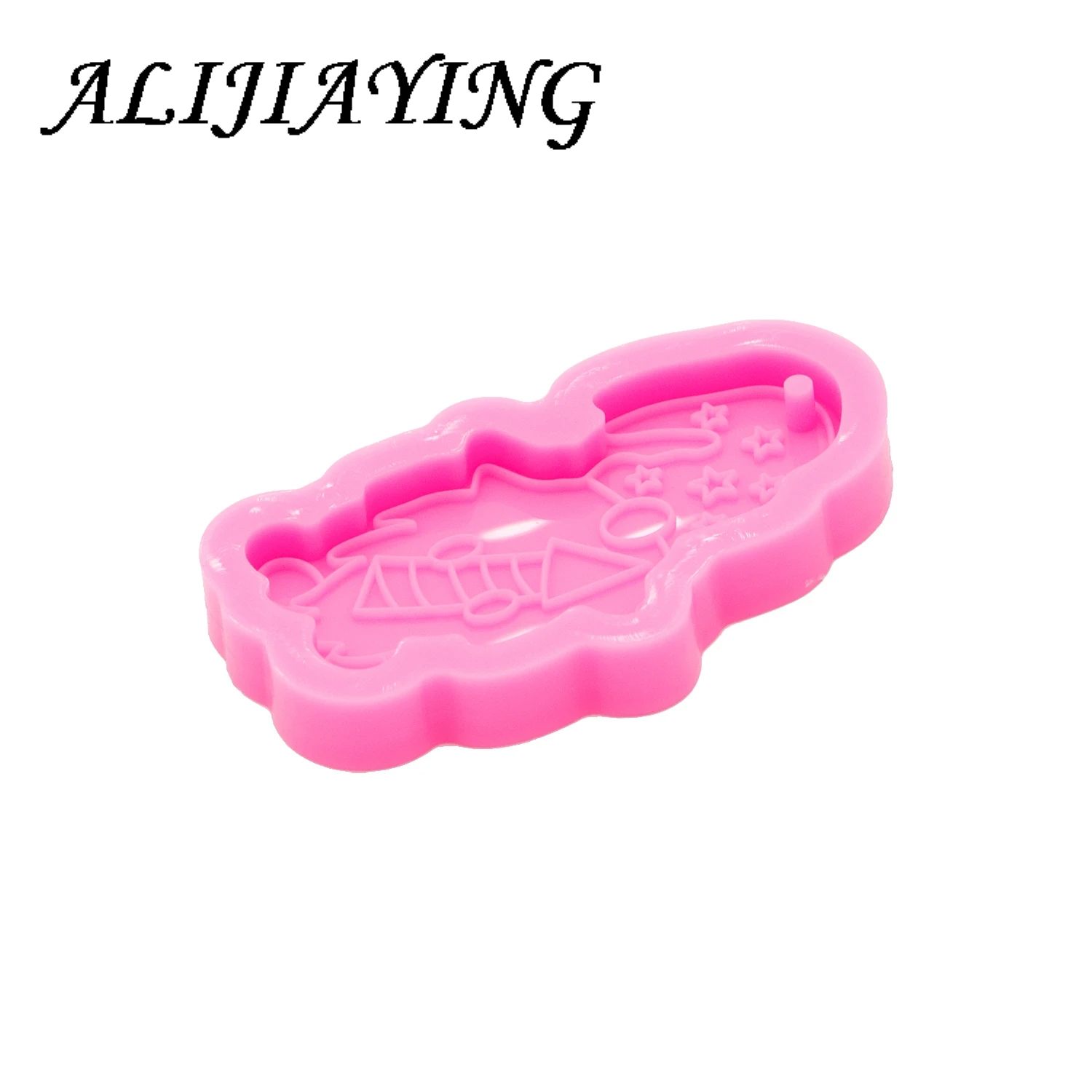 Glanz Innen Gnome Form Silikon für Harz Epoxy Handwerk DIY Keychain Form Schmuck Anhänger DY0459 – Detail 10