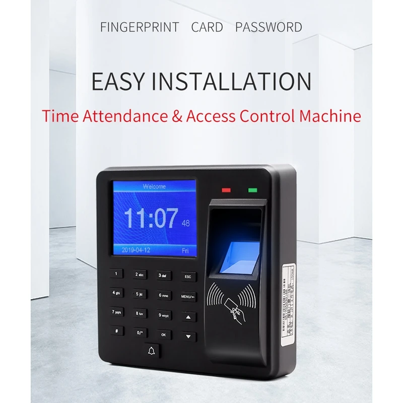 

M10 Security Alarm Fingerprint Door Access Control Machine with LCD Screen Smart Door Bell