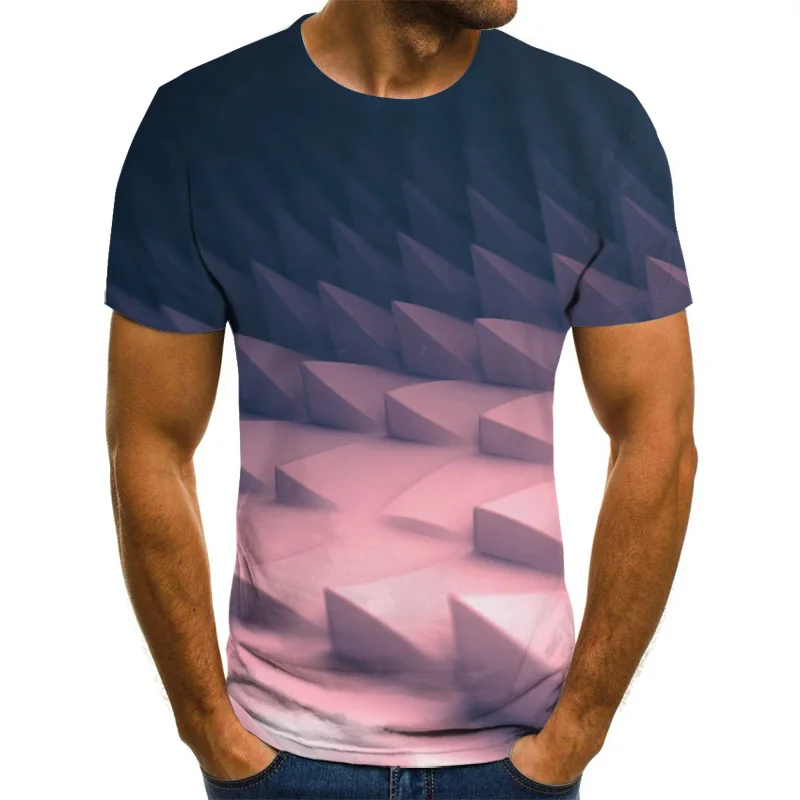 Camiseta Vertigo Hypnotic 3d camiseta de verano para hombre camisetas impresas en 3D compresion manga corta |Футболки| |