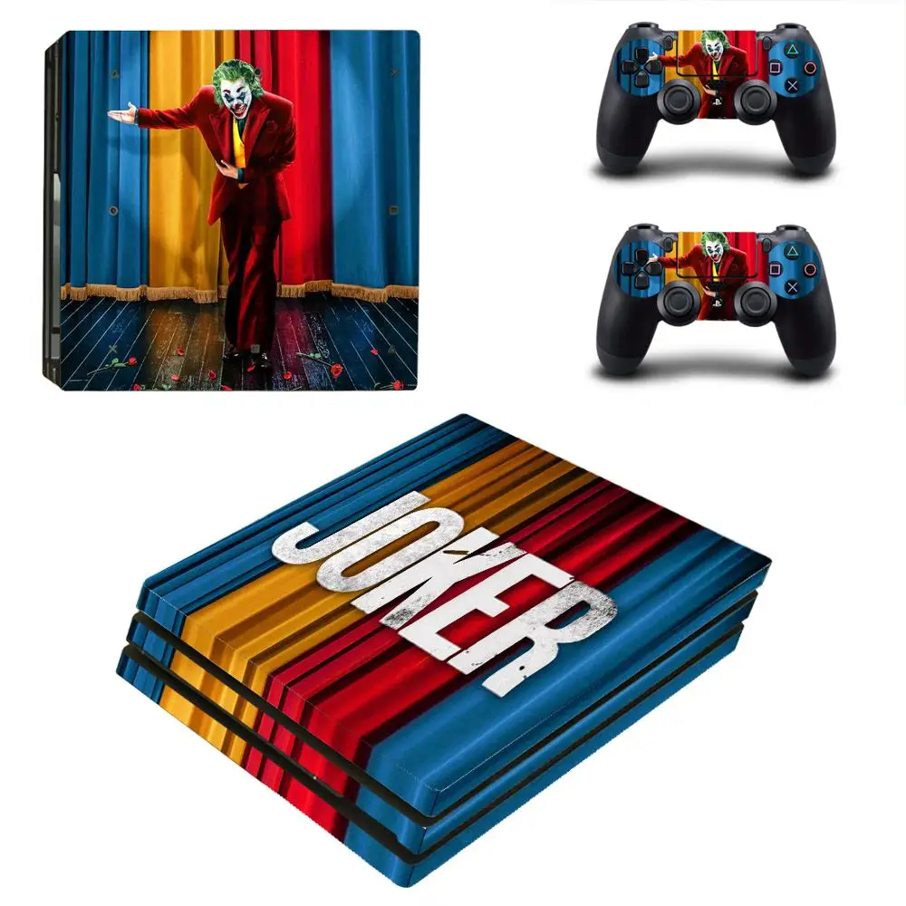 DC Джокер PS4 Pro Кожа Наклейка Обложка для playstation 4 консоли и 2 контроллера PS4 Pro Кожа Наклейка Винил