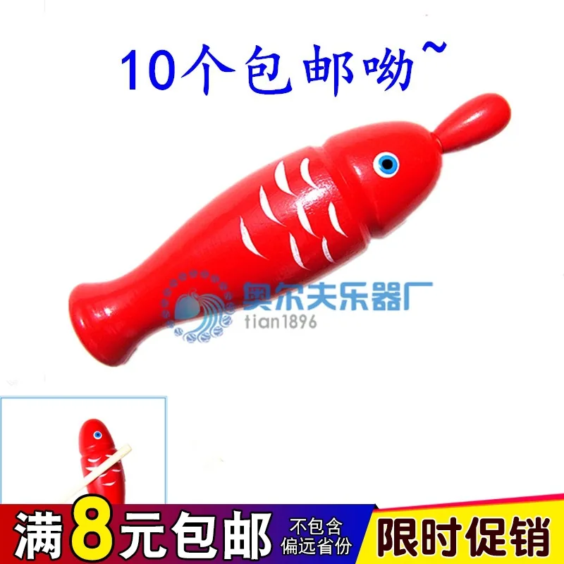 Ao mu Fish Golf ao mu Fish ударный инструмент для гольфа Красный Профессиональный Музыкальный обучающий инструмент рыба Bangzi