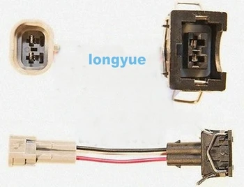 

longyue 10pcs Male Nippon Denso Loom to EV1/Jetronic Fuel Injector Adapter