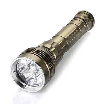 

6000 Lumens XML2 X5 High Power IP68 Waterproof 18650 26650 Battery Aluminum Submersible Underwater Scuba Diving LED Flashlight