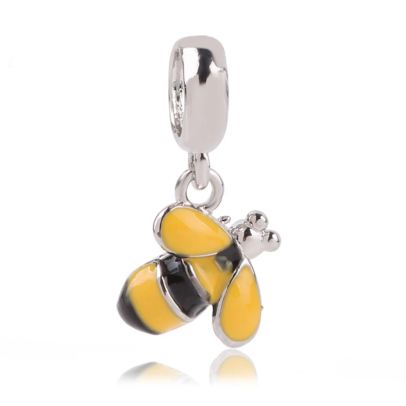 Подходит для оригинальных браслетов Pandora, сделай сам, ювелирное изделие, Daisies, ажурный Шарм, серебряный лев, воздушный шар, ракушка, бусы-носороги - Цвет: T012