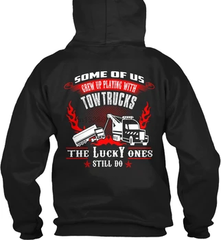 

LUCKY TOW TRUCK DRIVER! Women Streetwear men women Hoodies Sweatshirts