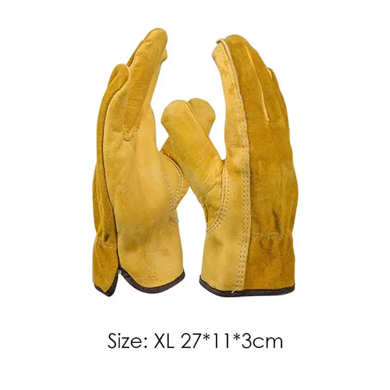 Садовые перчатки для роз кожаные рабочие перчатки противоскользящие водительские садовые перчатки для механического ремонта инструмент для копания посадочного инструмента