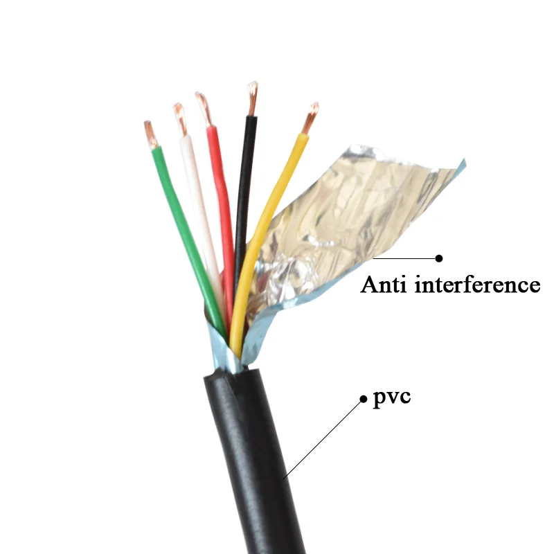 4Pin 5Pin 6Pin Car DVR Camera Extension Cable HD Monitor Vehicle Rear View/Back Up Camera Wire Male to Female Connector Cord
