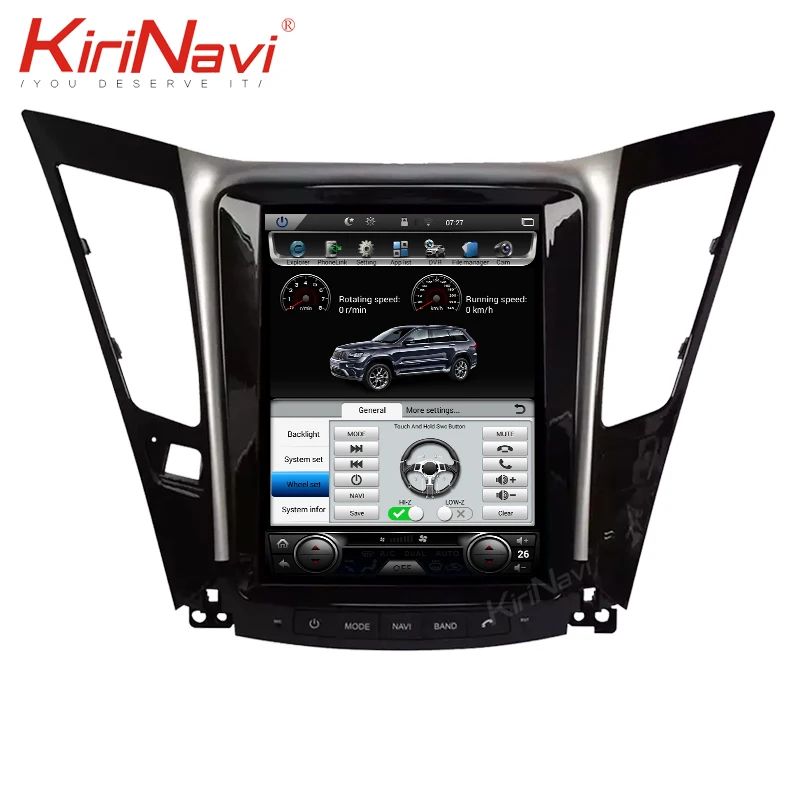 Top KiriNavi Vertical Screen Tesla Style 10.4