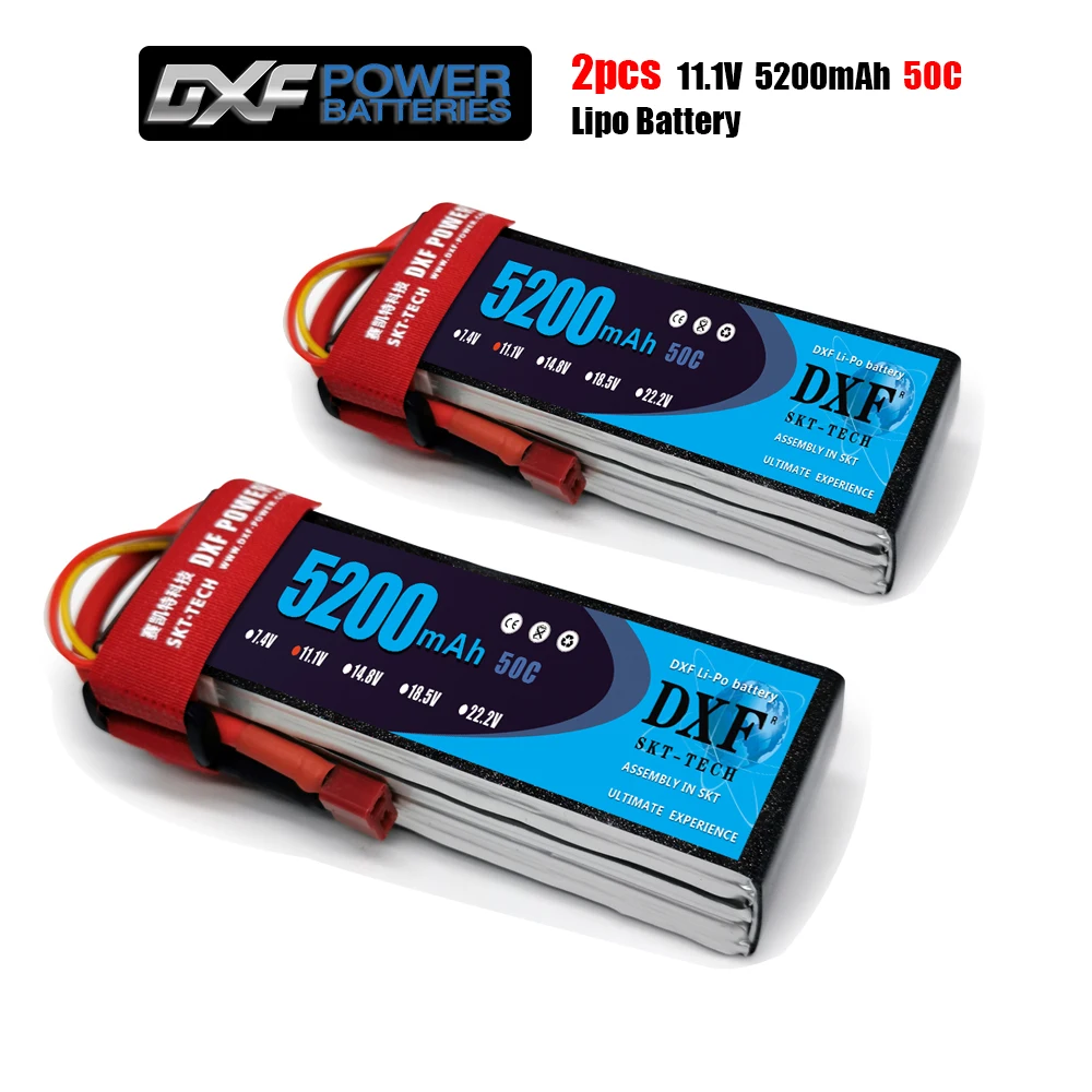 DXF 3S 11 1 V 5200mah 50C 100C Lipo батарея XT60 T Deans XT90 EC5 для гонок FPV Дрон самолеты внедорожные