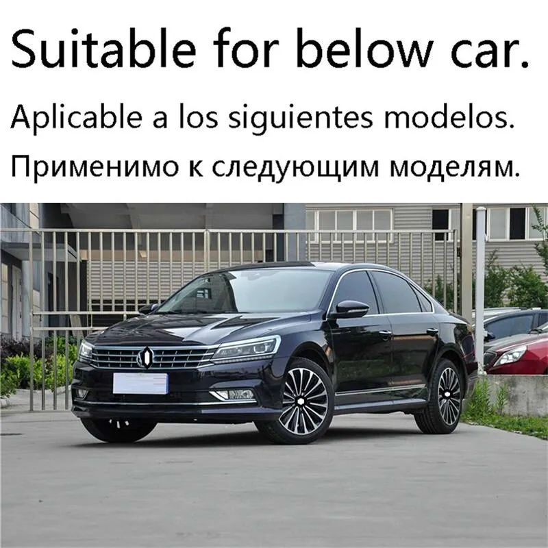 Автомобильные модифицированные Хромированные Декоративные Чехлы для стайлинга автомобилей, декоративные защитные аксессуары 18 19 для Volkswagen Passat