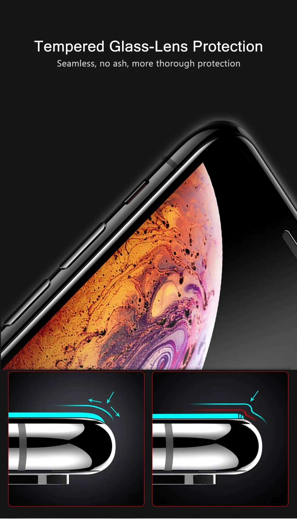 Hacrin телефон стекло для iPhone 11 Pro закаленное стекло полное покрытие анти-взрыв экран протектор пленка стекло для iPhone 11 Max Pro