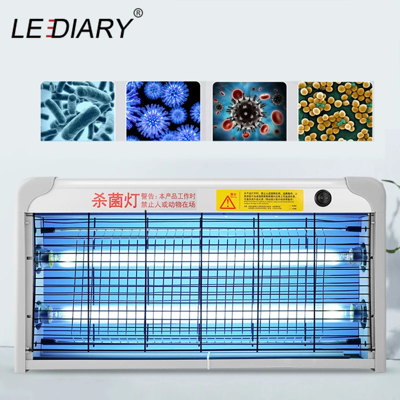 

LEDIARY UV Sterilization Lamp Portable Germicidal Lamp Ozone Air Purifier For Home Restaurant Hotel Germicidal Sterilizer LED
