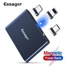 Essager banque de puissance magnétique Mini 1320mAh lampe de poche Powerbank petit aimant Portable chargeur de batterie externe pour iPhone Xiaomi