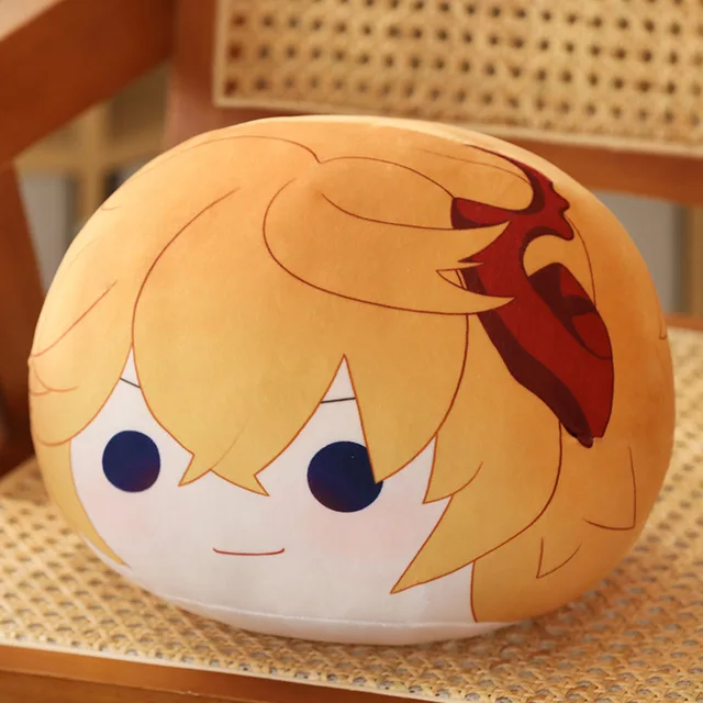 Genshin Impact Cosplay Plush Baal Kazuha Zhongli Xiao Barbara Sayu Childe Tartaglia Itto Sara Soft Bag Pendant Fans Gift Tartaglia