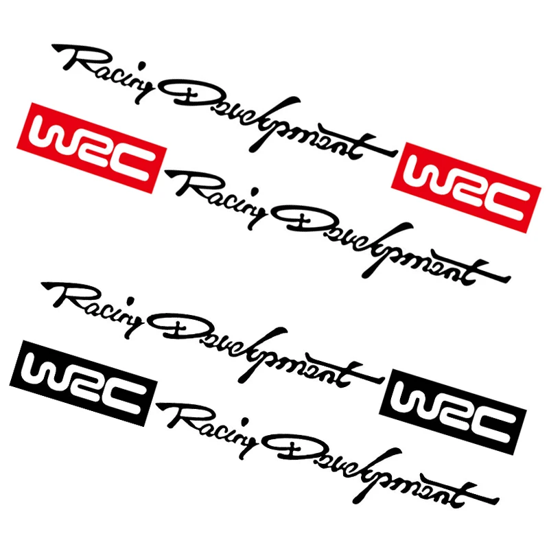 2PcsLot Car Rearview Mirror Stickers WRC Rally Racing Stripe Car Rearview Mirror Sticker Auto Body Styling Stickers Accessories (6)