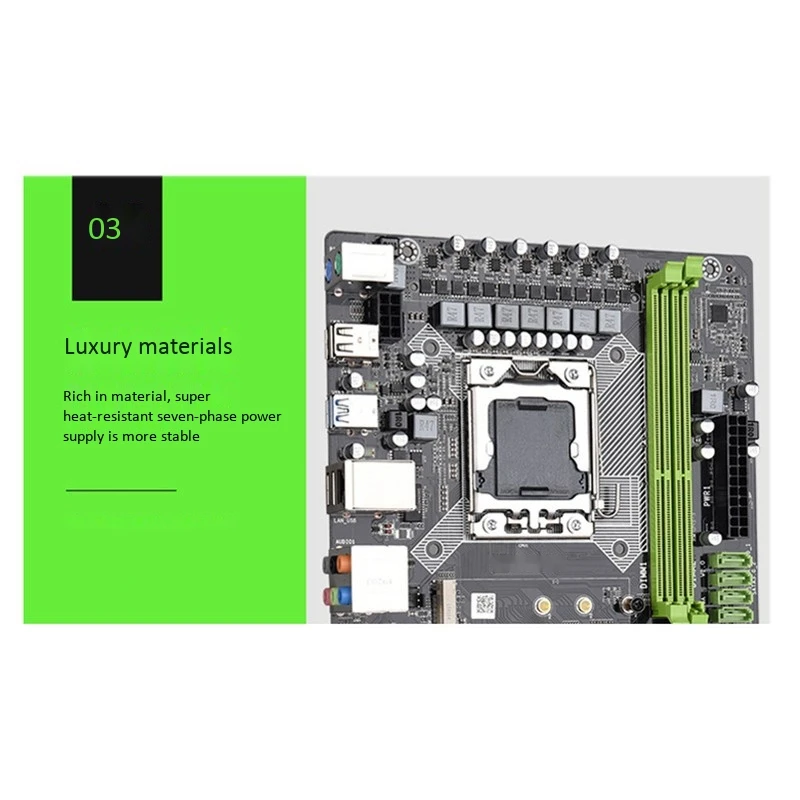 X79A Lga 1356 материнская плата Usb3.0 поддержка серверной памяти Reg Ecc и процессор Lga1356 Xeon E5 для настольного сервера Ddr3 Ecc Reg Ram