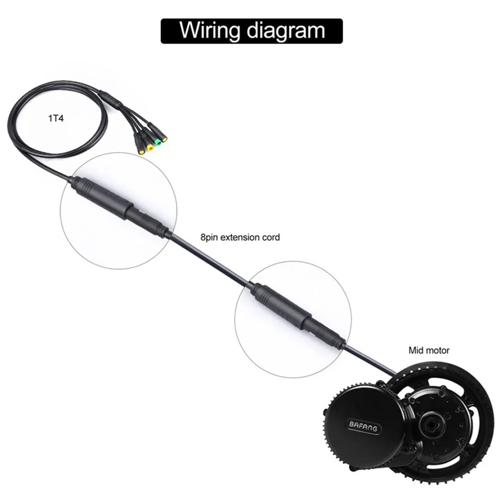 

Ebike Motor Extension Cable 8 Pin Male to Female Connector For BAFANG EB-BUS Bicycle Motor connection Cord Ebike Waterproof Wire