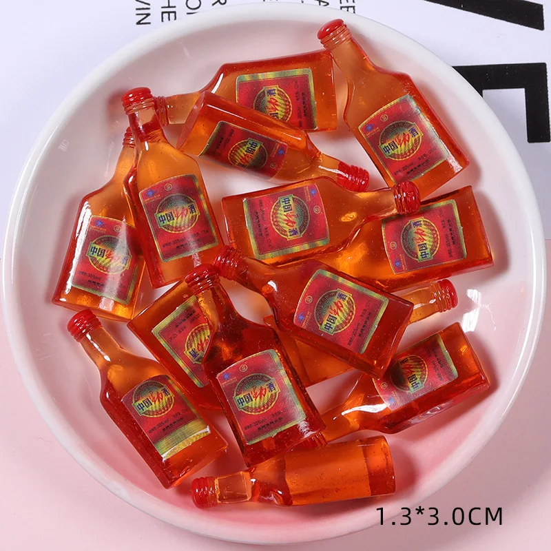 Mini Drinks Bottle for 1:12 1:6 Dolls Toy Dollhouse Decoration Part Kids Toy Pretend Play Gift 10/20 pcs