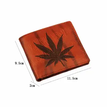 

Vintage Business Fashion Men Wallet Casual Credit Card Holder Coin Purse For Men Portable Bifold Male Clutch Bag