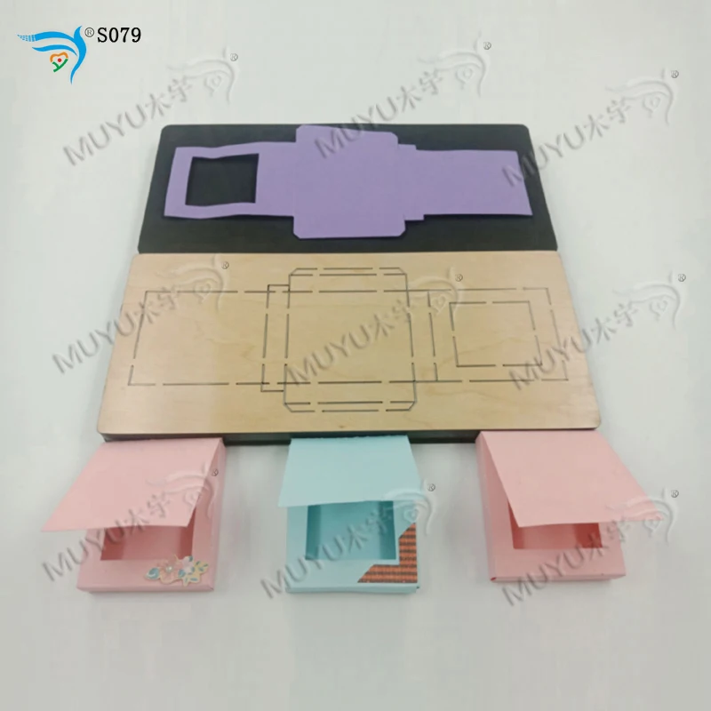 Box-S079 для шоколадного соуса, новая деревянная форма для скрапбукинга, Thickness-15.8mm