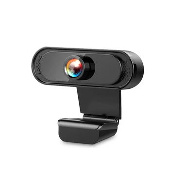 

HD 1080P Webcam with Microphone Rotatable Cameras Mini Computer PC WebCamera for Youtube Live Broadcast Video Calling Conference