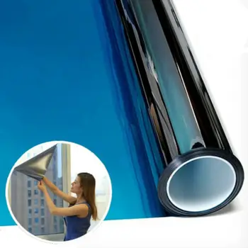 

New Arrival Colorful Window Tint One Way Mirror Film Uv Heat Reflected Home Office Privacy Protect Sunscreen Glass Sticker