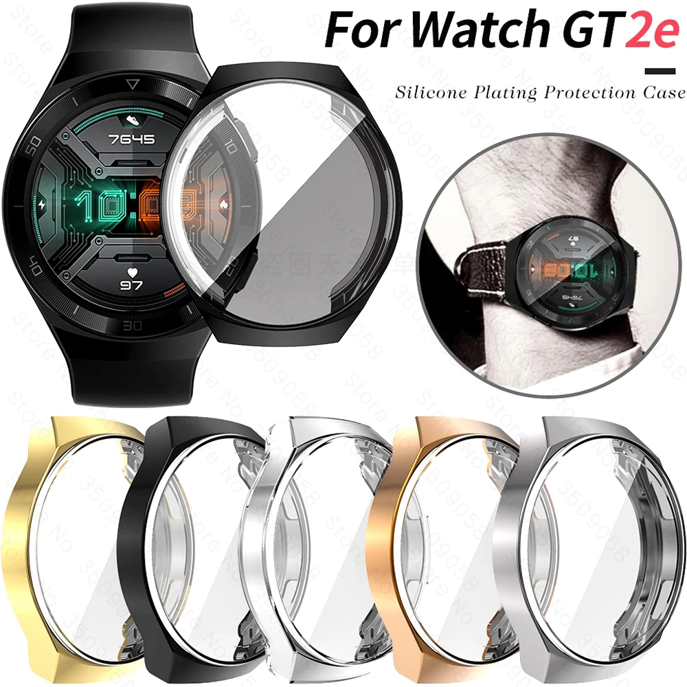 Plating-TPU-Cover-Case-For-Huawei-Watch-GT-2E-Smart-Watch-Bumper-Full-Coverage-Screen-Protector (5)
