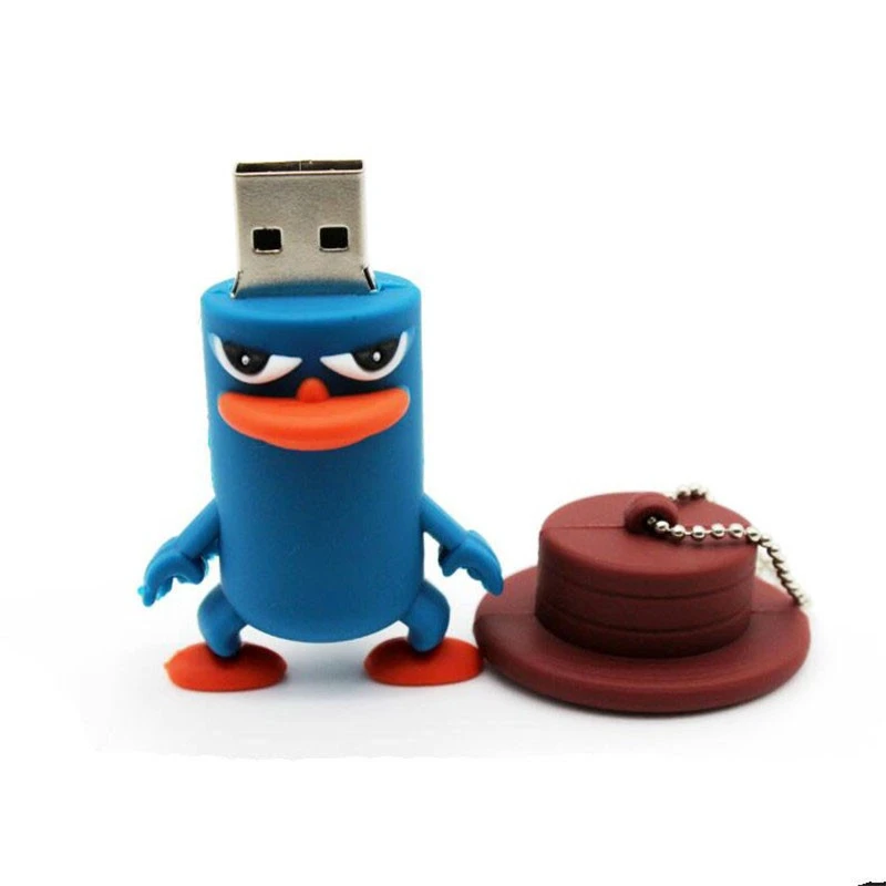 Cartoni Animati Platypus Pendrive 256Gb 128Gb Usb Flash Drive 32Gb 64Gb Memoria Flash Disk Memoria Chiavetta Usb Pen Drive Usb 2.0 U Disk
