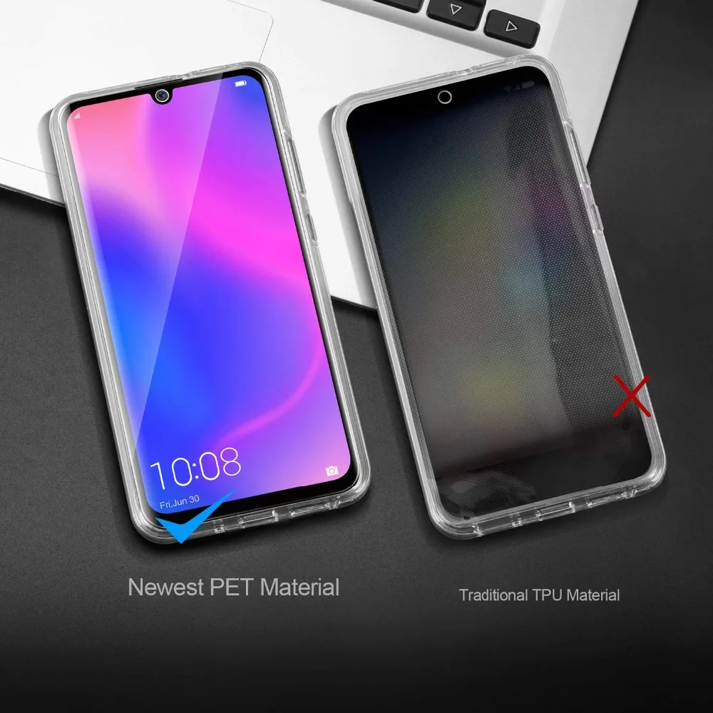 Case for P30 P20 Mate 20 Mate 10 lite Pro Cover 360 Full Protect Silicon Clear 2 in1 PC Case For Huawei Y6 Y7 Y5 2019 2018 Cover (7)