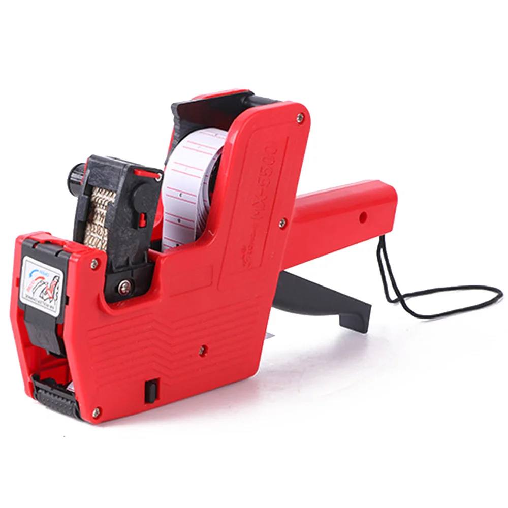 Креативная машина для штамповки этикеток офис 8 цифр Ручной Работы Красный MX5500 скорость принтер бизнес цена этикетировщик