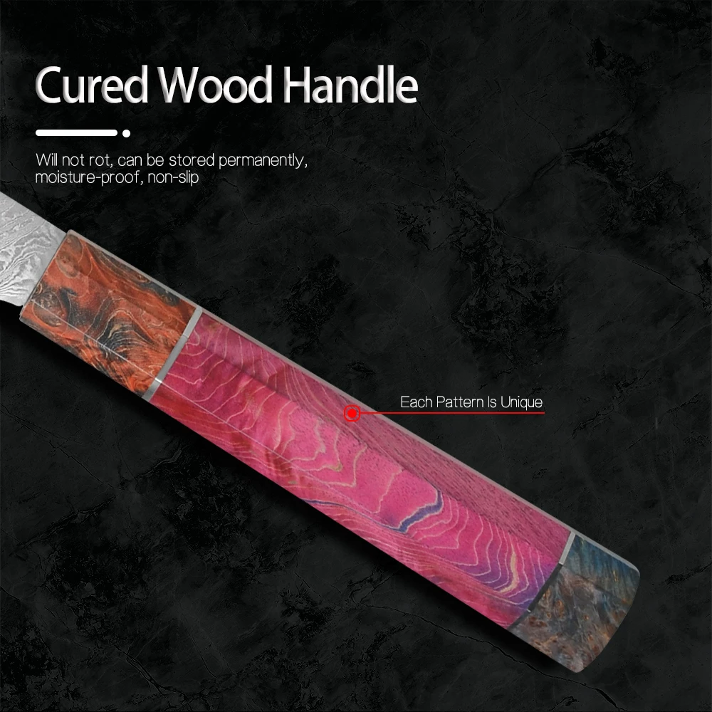 大马士革八角稳定木柄方头8寸流沙纹料理刀详情页_07