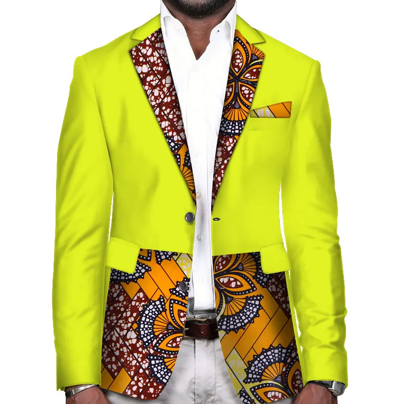Dashiki Мужская Куртка Блейзер Bazin богатая африканская мужская одежда с Африканским