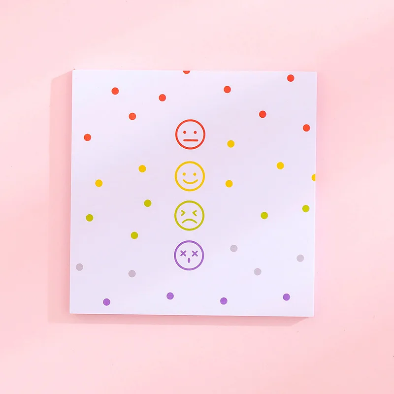 smile Корейский Медвежонок блок блокнот Kawai липкая записная книжка Kawaii бумажная наклейка для планировщика почтовая Милая школьная стационарная поставка вещи Freebies - Цвет: smile