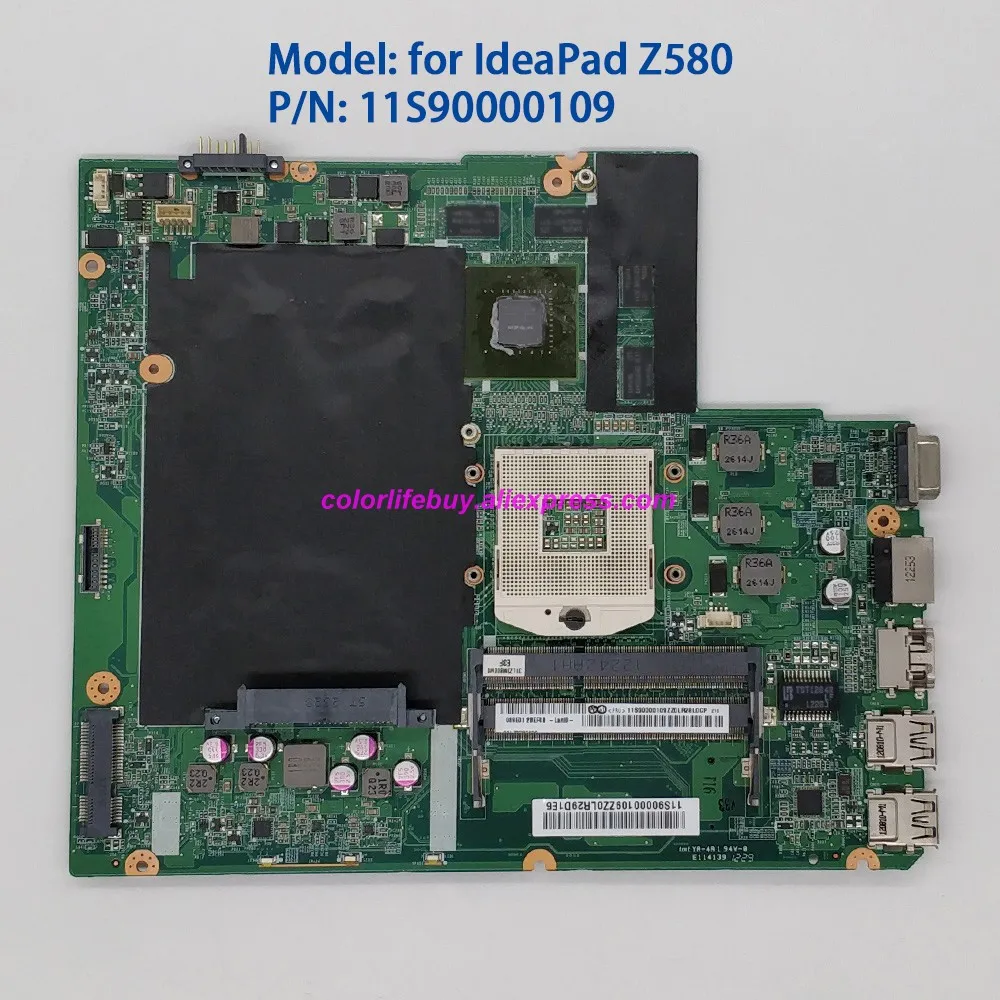 Genuine 11S90000109 90000109 DALZ3AMB8E0 SLJ8E w N13P-GL-A1 GPU Laptop Motherboard Mainboard for Lenovo Z580 Notebook PC | Компьютеры и