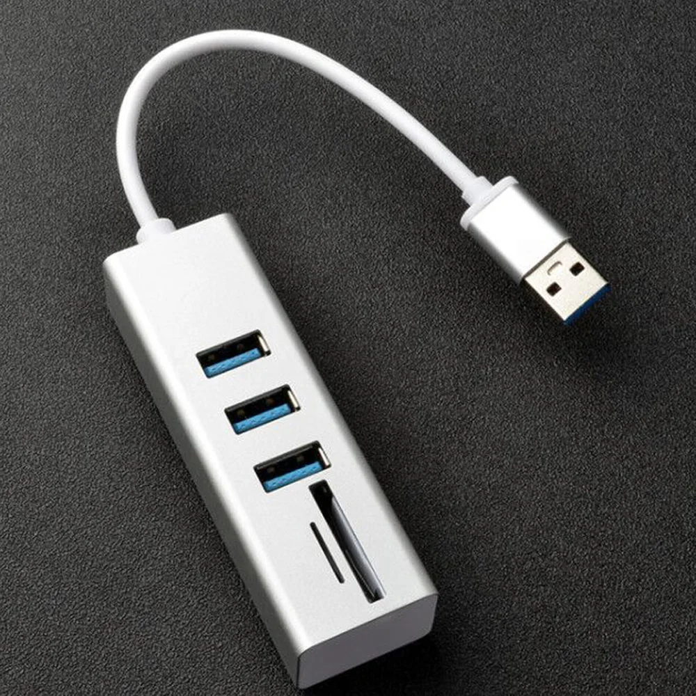 

1pc Multi Function USB Hub 3 Port 3.0 Connector SD TF Card Reader Type C Adapter And Converter For PC Computer