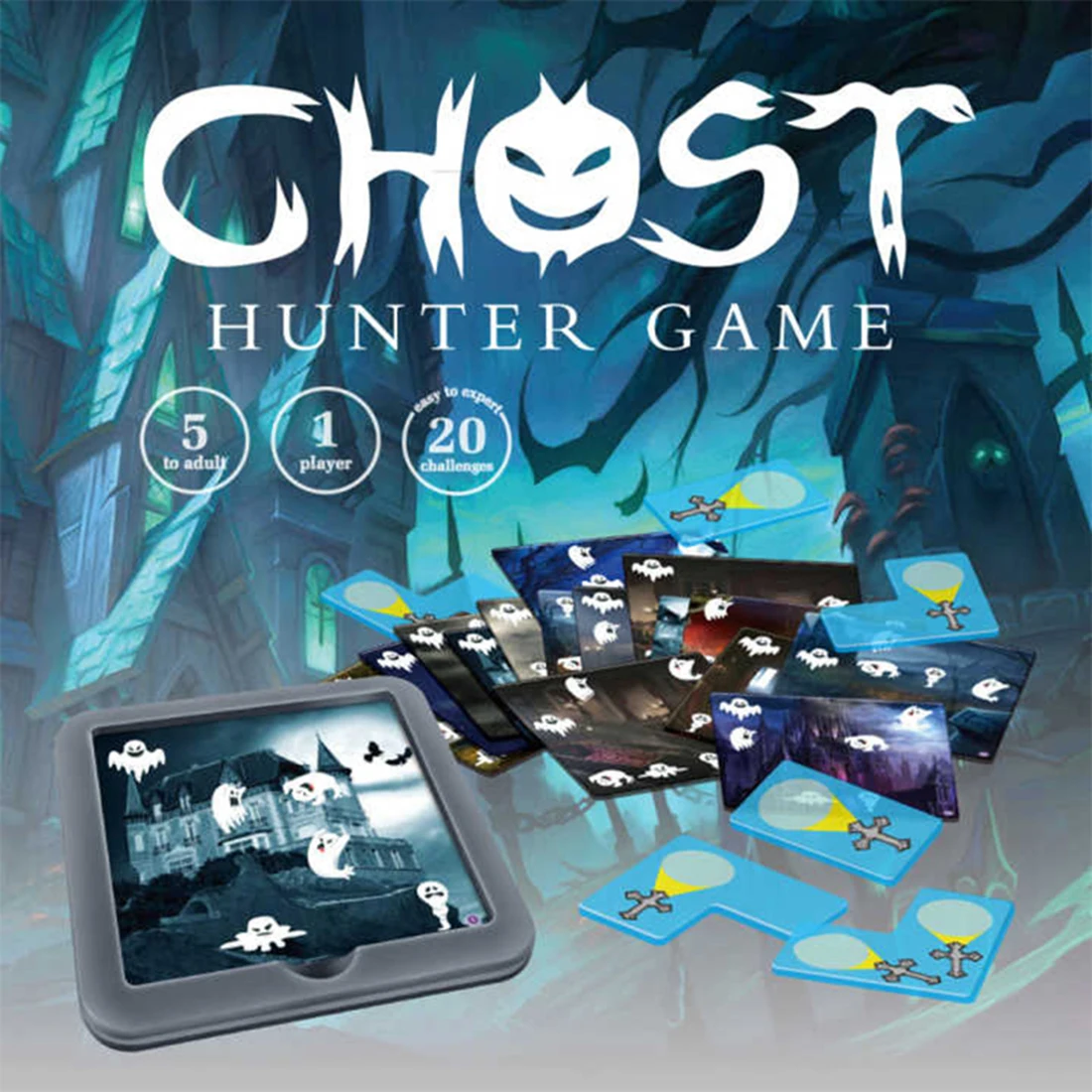

Ghost Hunter Game Interactive Board Game Educational Toy - Ghost Version For Halloween Games