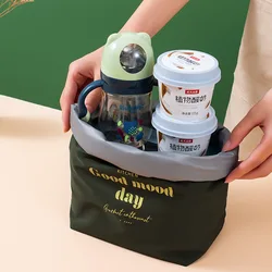 Portable Thicken Lunch Thermal Pouch Student Picnic Keep Fresh Storage Child Picnic Drink Snack Bag Purse Accessories Supplies
