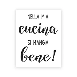 Italian Pasta Art Print - Kitchen Wall Decor Pasta Guide Poster Canvas Dining Room Restaurant Decor - A2 42x60 cm No Frame (6PH6562)