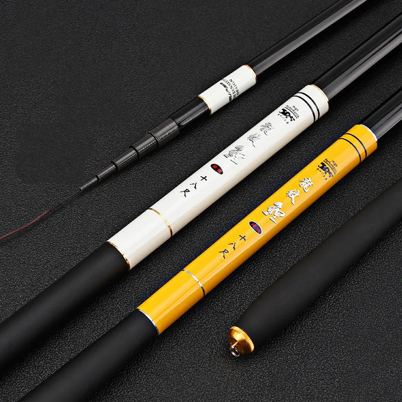

2020 Carbon Fiber Telescopic Power Hand Pole Fishing Rod 3.6/4.5/5.4/6.3/7.2m Travel Ultra Light Carp Fishing Rod Feeder