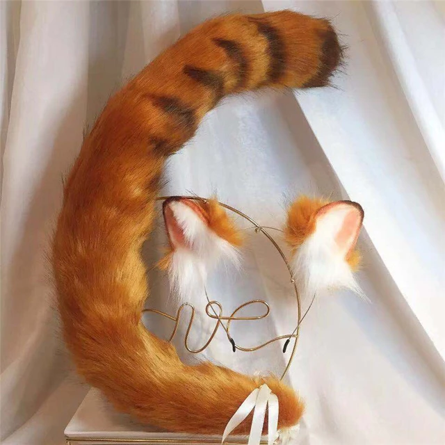 Ginger Cat Tail Costume informacionpublica.svet.gob.gt