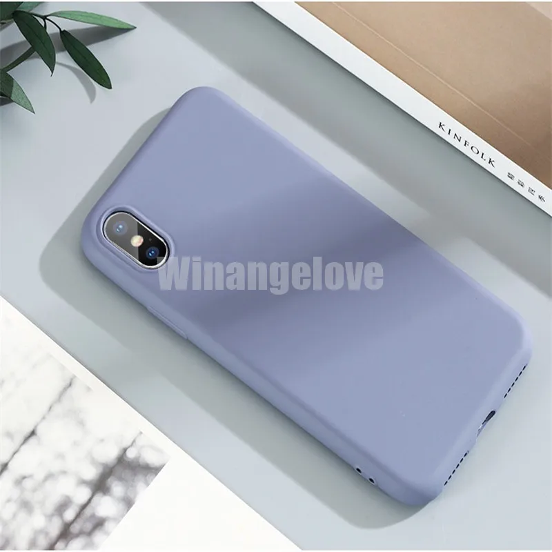 100 шт./лот, жидкий силиконовый чехол для телефона для iphone 11 Pro Max XS MAX XR 7 8 6 6S Plus, полный защитный чехол в розничной упаковке